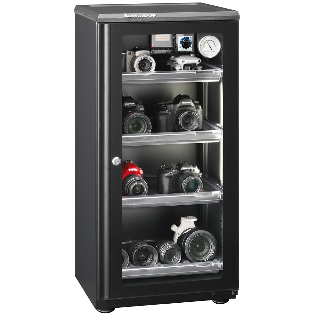 Camera Accessories - 東洋リビング オートクリーンドライ全自動防湿保管庫「ED120CATP4B」（ブラック） ED-120CATP4(B)