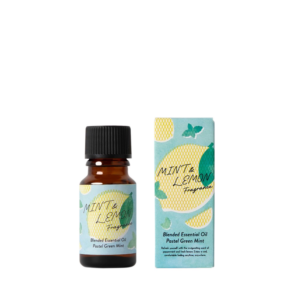 Aroma, Healing Goods - 生活の木 夏季限定商品 ミント＆レモン ブレンドエッセンシャルオイル パステルグリーンミント 10ml 08-025-8560 [080258560]