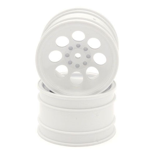 Wheel - 京商 8穴ホイール 50mm(ホワイト/2個入/オプティマ) 【OTH245W】 ラジコンパーツ