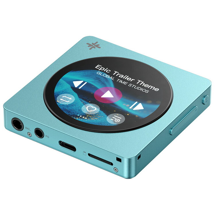 フィーオ デジタルオーディオプレーヤー内蔵メモリ非搭載+外部メモリ対応（ブルー） FIO-SSDISC-L FiiO　Snowsky DISC Blue