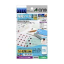 エーワン 写真シール丸型 20面 フォト光沢紙(白無地) 29604