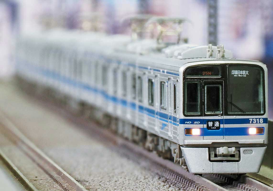 ［鉄道模型］グリーンマックス 【再生産】(Nゲージ) 1276T 北総鉄道7300形（7800形） 8両編成動力付きトータルセットのサムネイル