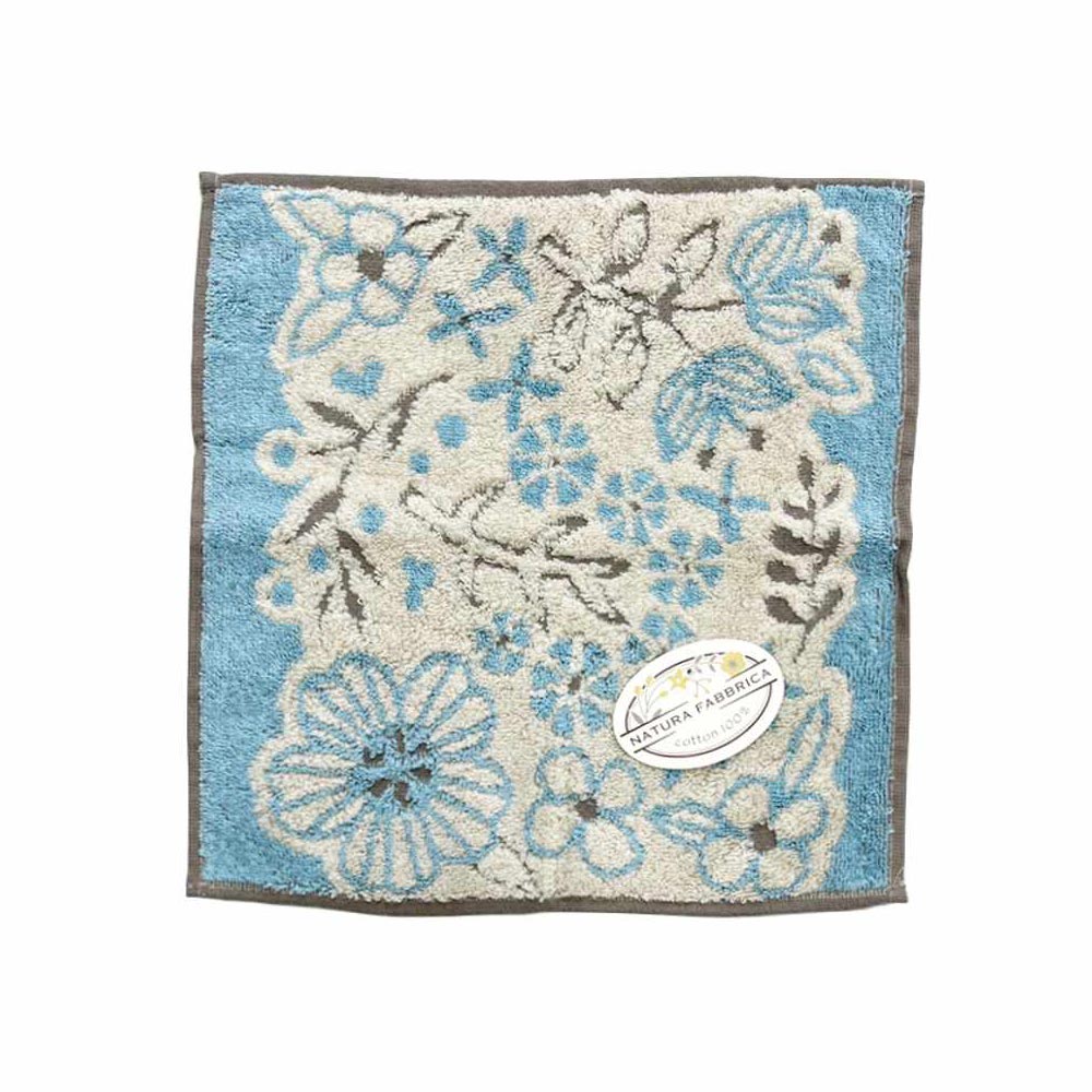 日繊商工 モーメント タオルチーフ（ブルー・サイズ：25×25cm） NF35143B バス・洗面グッズ [NF35143B]