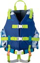 KA-9026-42 AQA ジュニア用 ライフジャケット(ジオメトリー/ブルー) エーキューエー アクア キヌガワ