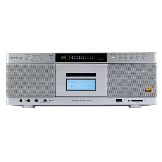 Md Recorders - 東芝 ハイレゾ対応SD/USB/CDラジカセ（シルバー） AX-KCR90(S) TOSHIBA Aurex