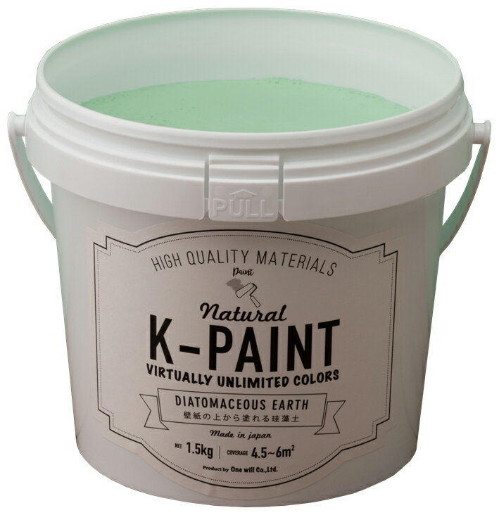ワンウィル Kペイント 1.5kg(ミントグリーン) OW-209355