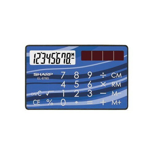 シャープ カード電卓 8桁 EL-878S-X