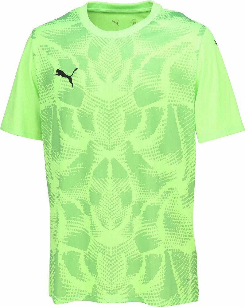 プーマ メンズ TEAMULTIMATE グラフィック ゲームシャツ（Green Glare・サイズ：XL） PJ-706791-20-XL