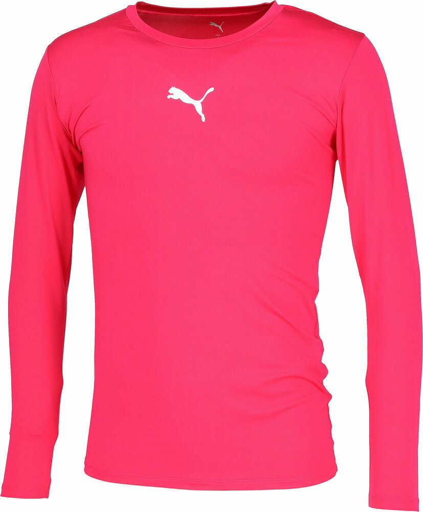 Shirts - プーマ メンズ コンプレッション クルーネック LS シャツ（Raspberry・サイズ：XL） PJ-660765-11-XL