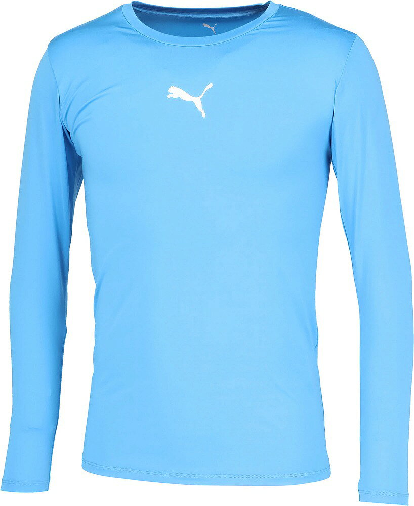プーマ メンズ コンプレッション クルーネック LS シャツ（Azure Blue・サイズ：3XL） PJ-660765-12-3XL