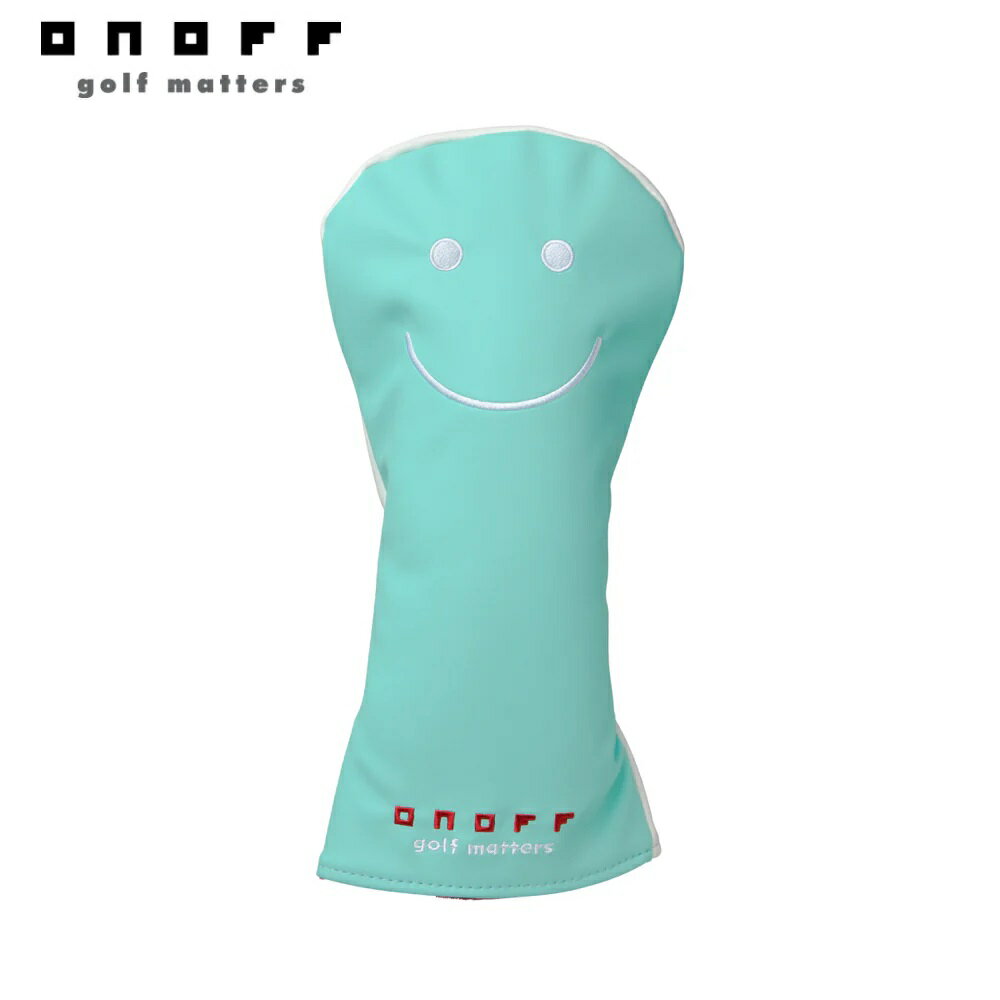 オノフ ドライバー用ヘッドカバー（ターコイズ×ホワイト） OH132074 ONOFF Head Cover OH1320