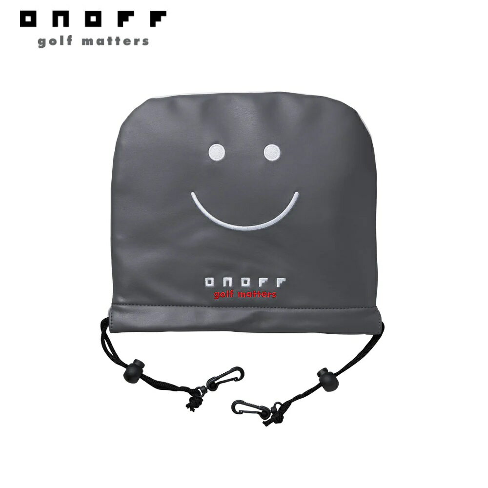オノフ アイアン用ヘッドカバー（スレートグレー×ホワイト） OI132078 ONOFF Iron Cover OI1320