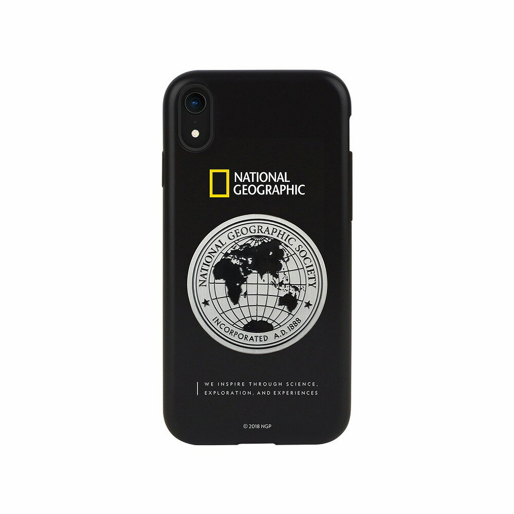 National Geographic iPhone XR用 Global Seal Metal-Deco Case（ブラック） NG14134I61
