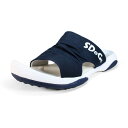 SG102-NVY-24.5 Re:getA セレソ プリーツサンダル(ネイビー・サイズ:24.5-25.0cm) SDoGs スゴィヌ