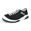SG501-BLK-26.5 Re:getA ロック レースアップスニーカー(ブラック・サイズ:26.5-27.0cm) SDoGs スゴィヌ