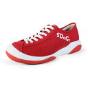 SG501-RED-26.5 Re:getA ロック レースアップスニーカー(レッド・サイズ:26.5-27.0cm) SDoGs スゴィヌ