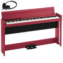 C1-AIR-RD コルグ 電子ピアノ(レッド)【ヘッドホン付き】 KORG C1 Air C1AIR
