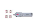 サンワサプライ USBコネクタ取付けセキュリティ(レッド) SL-46-R(2)