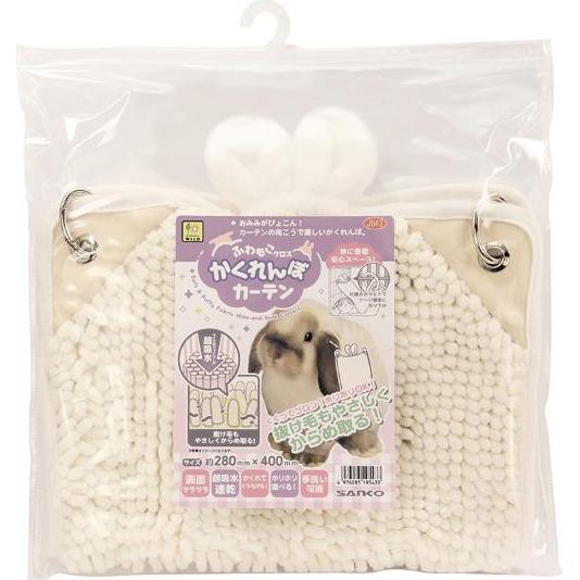 【返品種別A】□「返品種別」について詳しくはこちら□※仕様やパッケージは、リニューアルなどの理由で変更になっている場合がございます。予めご了承下さい。◆モール形状のマイクロファイバーが抜け毛もやさしく絡めとります。◆付属のカラビナでケージ壁面に吊下げ可能で安心スペースを作ることができます。■材質：ポリエステル■本体サイズ：クロス部サイズ(約)280×400mm■適応種：うさぎ等の小動物原産国：中華人民共和国三晃商会広告文責：株式会社Joshin(06-6633-1111)日用雑貨＞ペット＞小動物＞小動物用品その他