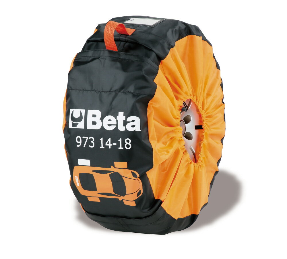 Beta タイヤカバー タイヤサイズ14-18インチ用 4枚入 973-14-18