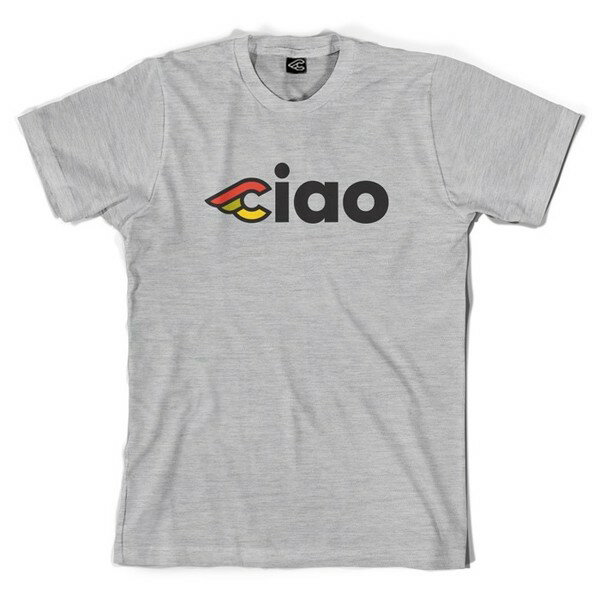 205050-20001071 チネリ サイクル用Tシャツ　CIAO　カラー：GREY　サイズ：S cinelli