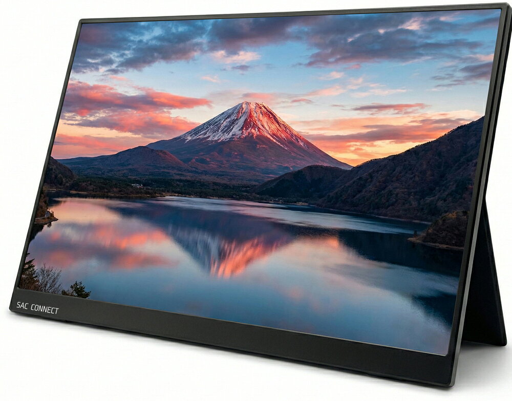 SAC CONNECT｜エスエーシーコネクト モバイル液晶ディスプレイ(16型/IPS/WUXGA 1920×1200/60Hz/20ms)(ブラック) ポータブルLCDモニター SPMWUXGA160