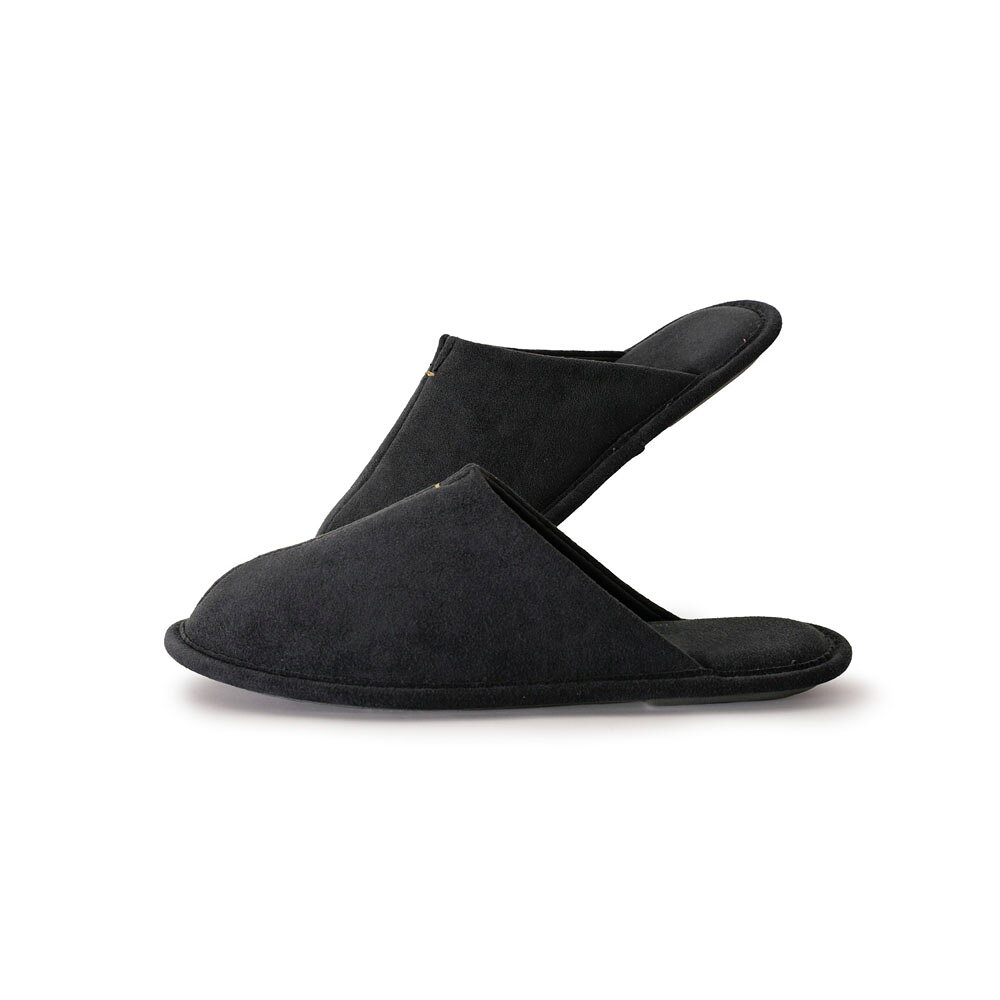 フロンティア スリッパ（チャコール・サイズ：M(22.5-24.5cm)） FR0501-CHARCOAL-M FRONTIER easyWASH×ultrasuede 