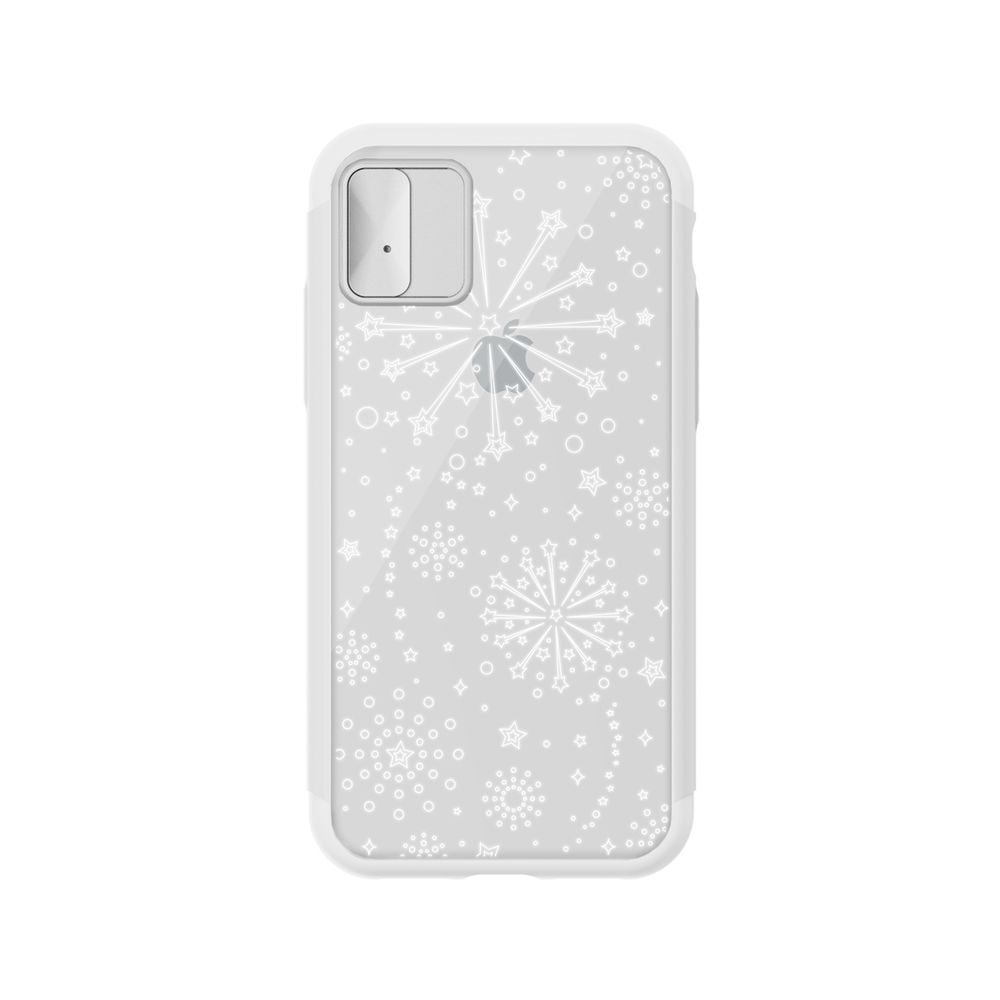 Light Up Case iPhone XS/X用 Lighting Shield Case（Fireworks/シルバー） LU11320IX