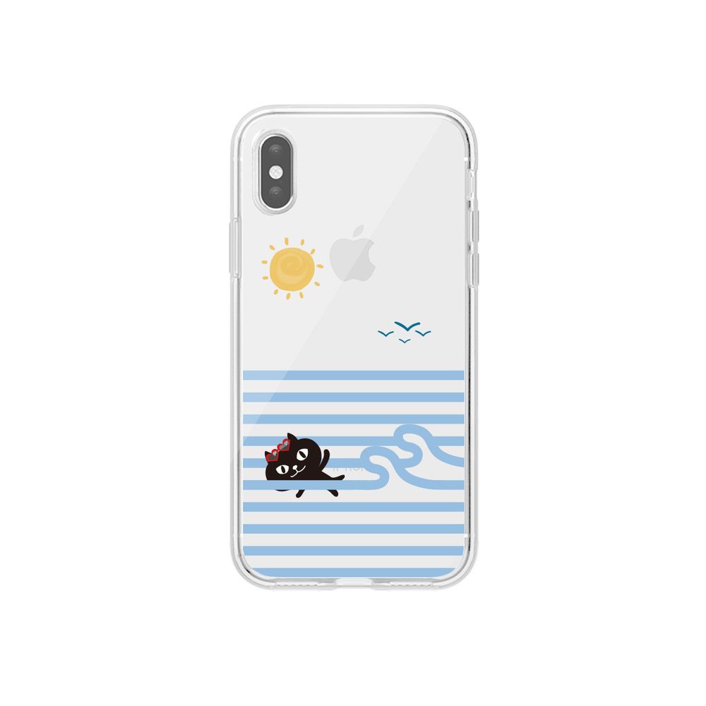 樂天商城 - abbi iPhone XR用 ネコマンジュウクリアケース（スイミング） ABF14585I61