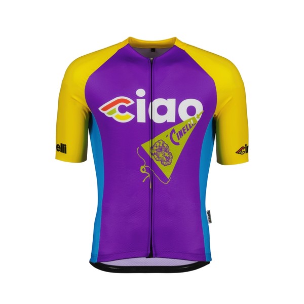 205031-002201 チネリ サイクリングジャージ CIAO ICONS カラー：PURPLE サイズ：S cinelli