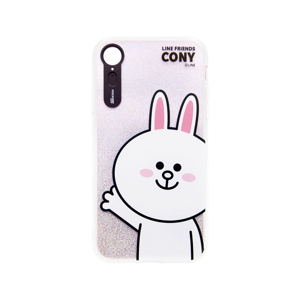 LINE FRIENDS iPhone XR用 LINE FRIENDS LIGHT UP CASE ベーシック（コニー） KCL-LBA006