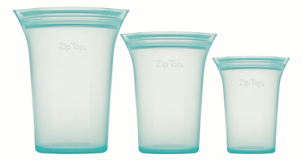 ジップトップ カップ3点セット ティール Z-CUP3A-03 ZipTop 