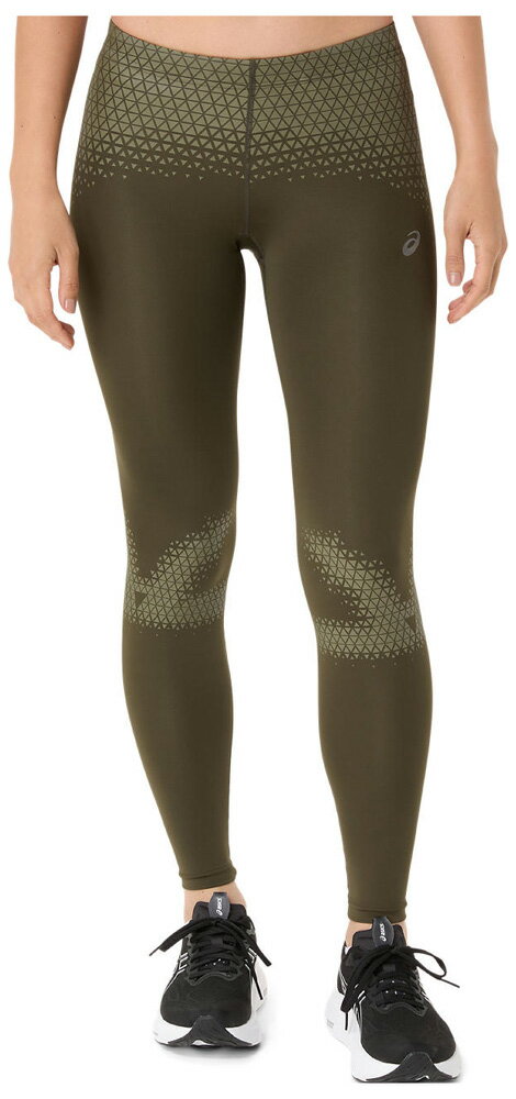 アシックス レディース MOTION MUSCLE SUPPORTスタビリティタイツ（ブラウンストー...