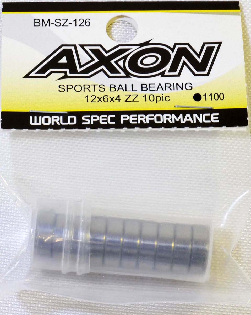 AXON SPORTS BALL BEARING 12x6x4 ZZ 10picyBM-SZ-126z WRp[c