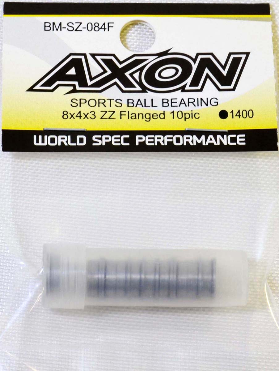 AXON SPORTS BALL BEARING 8x4x3 ZZ Flanged 10picyBM-SZ-084Fz WRp[c