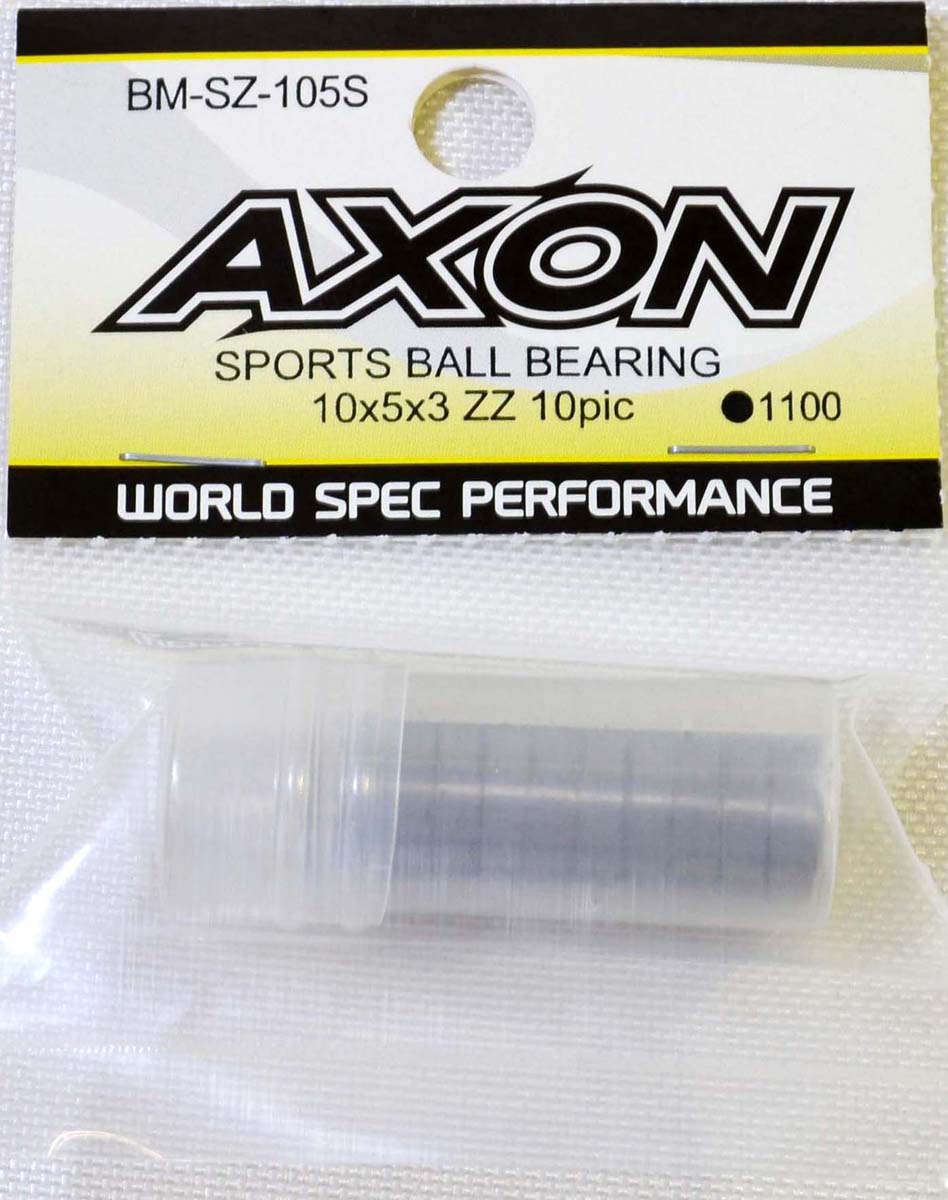 AXON SPORTS BALL BEARING 10x5x3 ZZ 10pic【BM-SZ-105S】 ラジコンパーツ