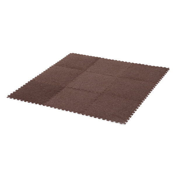 ユノックス ジョイントマット カーペットマット 9枚入り 30cm 厚さ0.7cm 0.5畳分（...