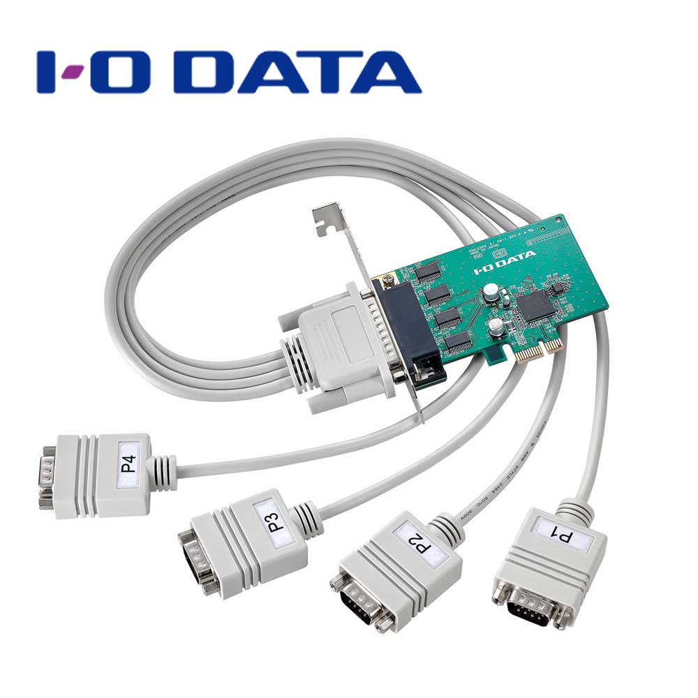 アイオーデータ｜I-O DATA PCI Expressバス用 RS-232C拡張インターフェイスボード（4ポート） I・ODATA RSA-EXP2P4