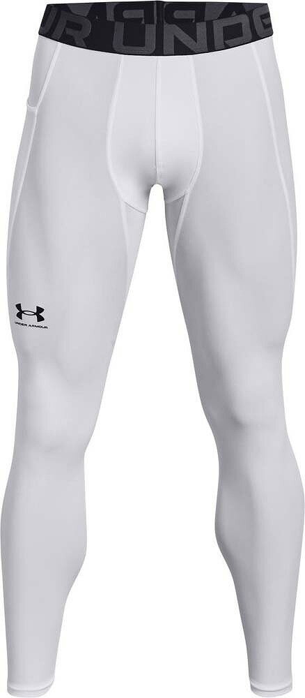 アンダーアーマー メンズ UAヒートギアアーマー レギンス（White / Black・サイズ：M） DOM-1361586-100-MD UNDER ARMOUR