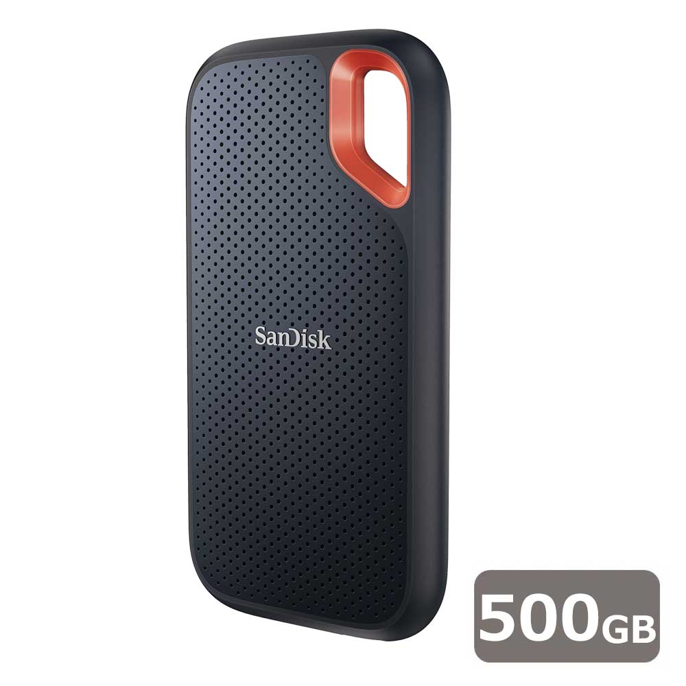 SanDisk（サンディスク） サンディスク エクストリーム ポータブルSSD 500GB 読込1050MB/s・書込1000MB/s USB3.2(Gen…