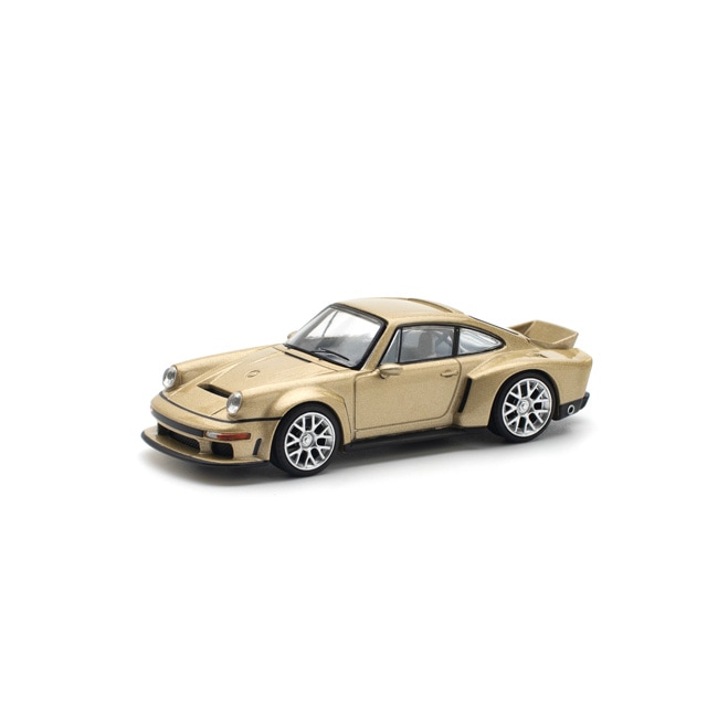 POP RACE 1/64 SINGER DLS TURBO (ROAD) - GOLD -【PR640132】 ミニカー