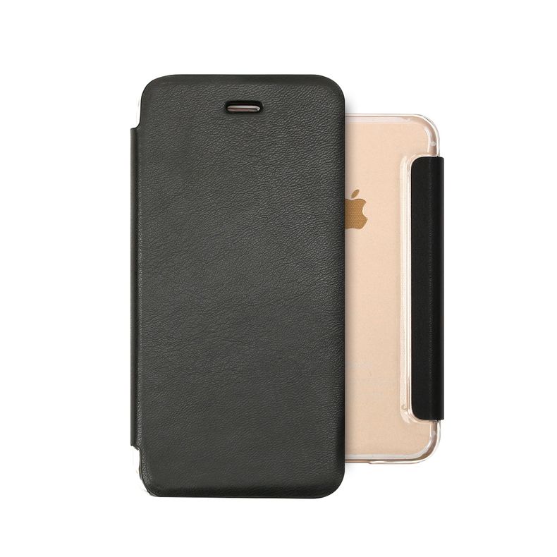 乐天商城 - ZENUS iPhone XS/X用 手帳型ケース Classic Clear Flip（ブラック） Z14220I58