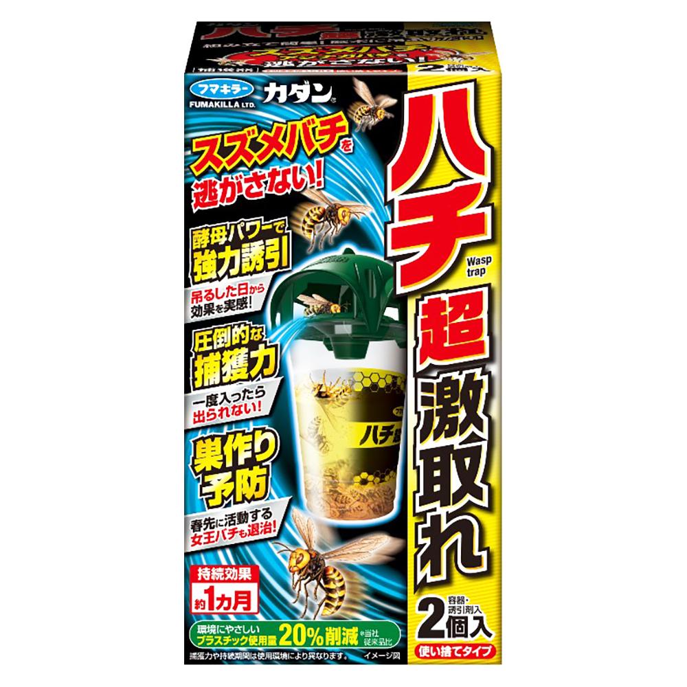 カダンハチ超激取れ2個入 フマキラー カダンハチチヨウゲキトレ2コイリ