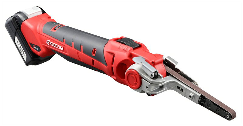 【返品種別B】□「返品種別」について詳しくはこちら□◆小型・軽量・コードレスでDIYに使いやすい。◆作業に合わせて角度調節できる可変ヘッド。◆すぐに使えるエンドレスベルト付。◆変速機能で削りすぎ、刃焼けを防止。◆作業性のよいスライド式ロックスイッチ。◆工具レスで簡単、ベルト交換。◆木材の研削・刃物の研磨に。■　仕　様　■商品サイズ：470x71x85mm商品重量：1.2kgベルト寸法：10×330mmベルト速度：6〜7m/s無負荷回転数：5000〜5800min-1振動3軸合成値：2.5m/s2以下 ※振動3軸合成値は、IEC62841-2-4規格に基づき測定しています標準充電時間：102分電池パック：10.8V 2500mAh リチウムイオン電池付属品：エンドレスベルト#120 鉄工用(木工使用可)・エンドレスベルト#400鉄工用(木工使用可)・電池パック・充電器[BBY1110L2]アウトドア＞DIY・工具＞電動・油圧・空圧工具＞電動工具