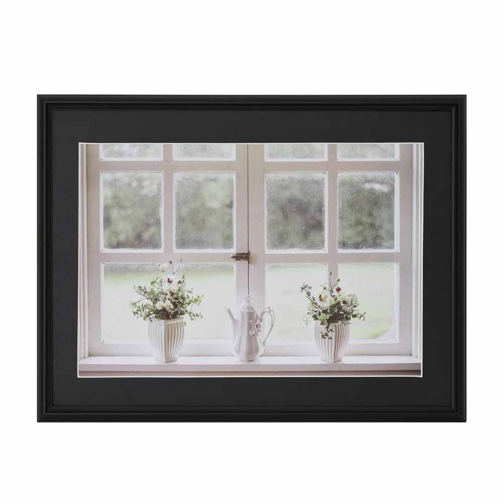 フジカラー アルミ額縁 YA-6 ワイド4切（ブラック）（前面板-PET） YA-6-W4-BK FUJICOLOR