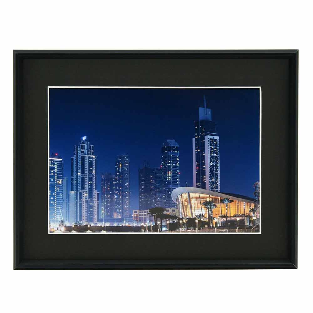 フジカラー アルミ額縁 A31 キャビネ/2L（ブラック）（前面板-PET） A31-K(2L)-BK FUJICOLOR