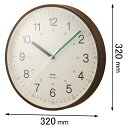 BRUNO（ブルーノ） 時計 BRUNO（ブルーノ） 掛け時計 イージータイムクロック（ブラウン） BCW020-BR [BCW020BR]【返品種別A】