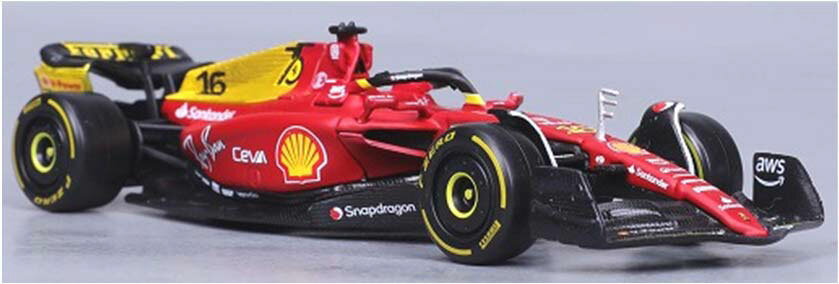 ブラゴ 1/43 スクーデリア フェラーリ F1-75(2022) イタリアGP 75th ANIV スペシャルカラー No.16 C.ルクレール【18-36832L75】 ミニカー