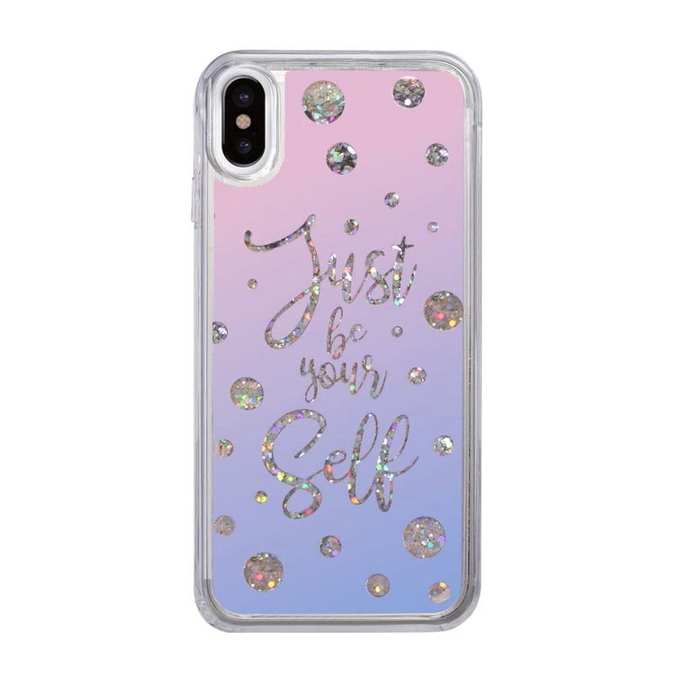 icover iPhone XS/X ϥ֥åɥ Sparkle caseCalligraphy IC10343I8