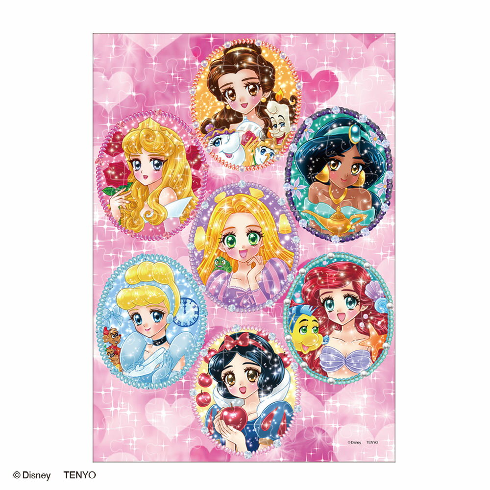 テンヨー ディズニープリンセス アート コレクション BY 中川翔子 108ピース【D108-075】 ジグソーパズル